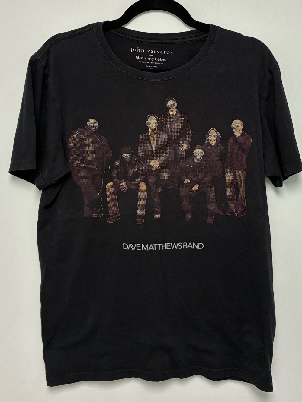 John Varvatos Vintage Dave Mathew’s Band Grammy 2010 Tee Size Medium